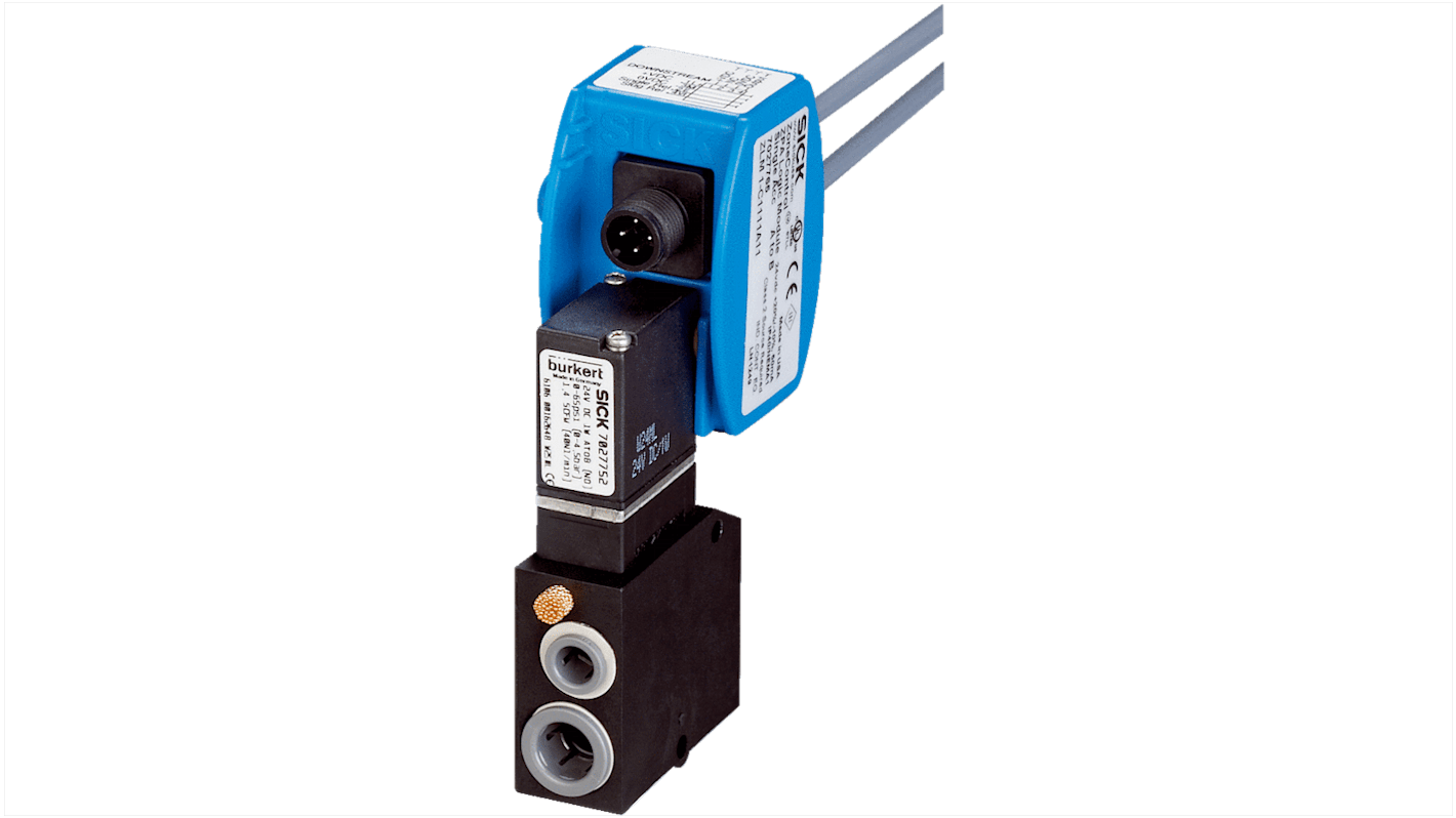 Sensore fotoelettrico rettangolare Sick ZLM1-B1612E43, uscita PNP, montaggio a pannello, grado di protezione IP40.