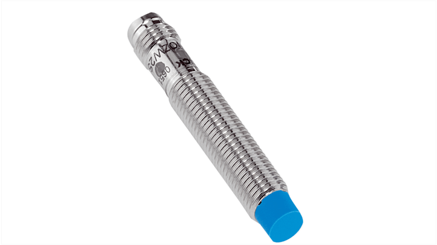 Sensore di prossimità induttivo cilindrico Sick IME08-04NPOVT0SS20, M8, uscita PNP, rilevamento 4 mm, IP67, acciaio inox.
