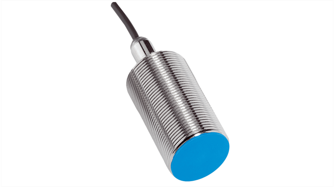 Sensore di prossimità induttivo cilindrico Sick IME30-15BPOZU2SS40, PNP, M30, rilevamento 15 mm, IP67, montaggio a filo.
