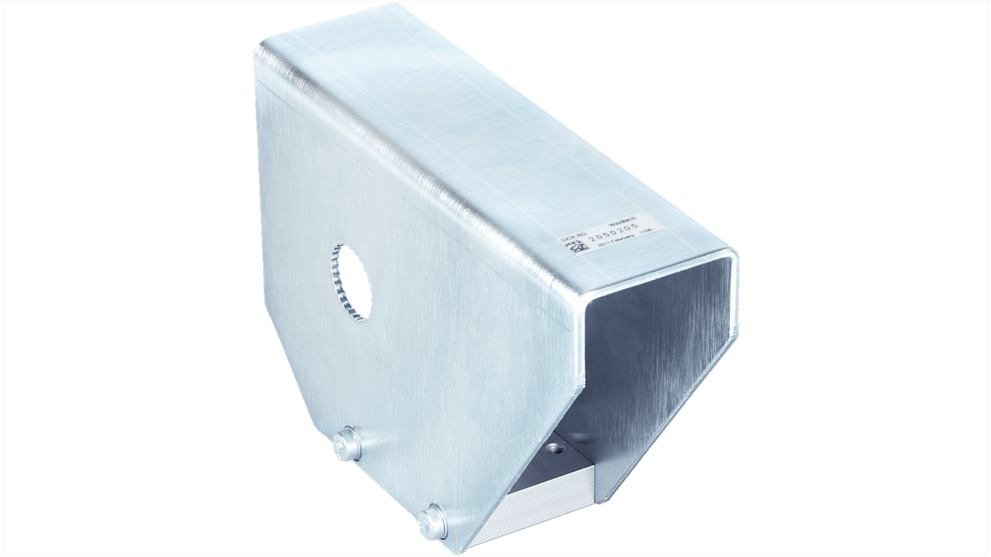 Cappa di protezione Sick OBW-KHS-M02 per ambienti industriali, progettata per garantire sicurezza contro agenti esterni.