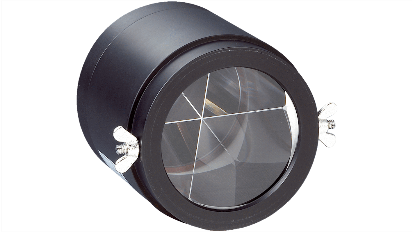 Riflettore Sick OP61-00, diametro 60 mm, montaggio a telaio, in alluminio anodizzato e vetro, per temperature fino a 300 °C.