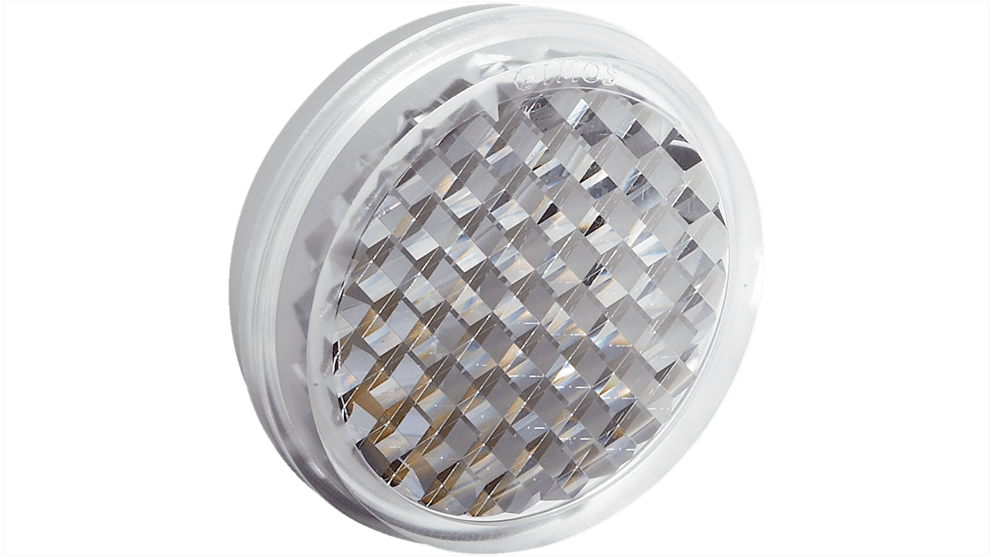 Sensore di prossimità Sick P25-2, accessorio a riflessione rotonda, montaggio collegabile, range -20°C/+65°C.