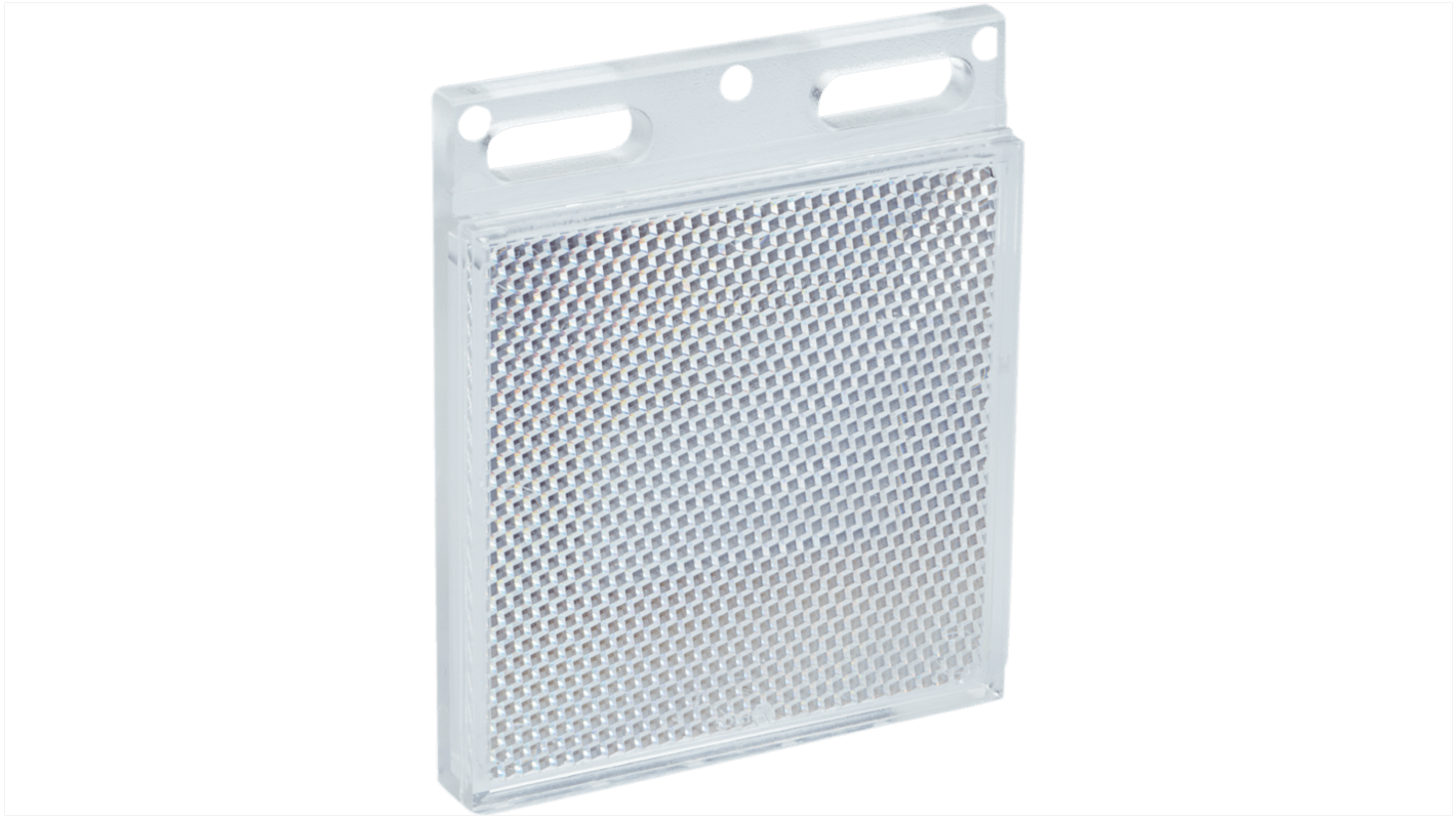 Riflettore Sick PL250FH per sensori, montaggio a 2 fori, dimensioni 51,1 mm x 51,2 mm, temperatura -30°C/+99°C.