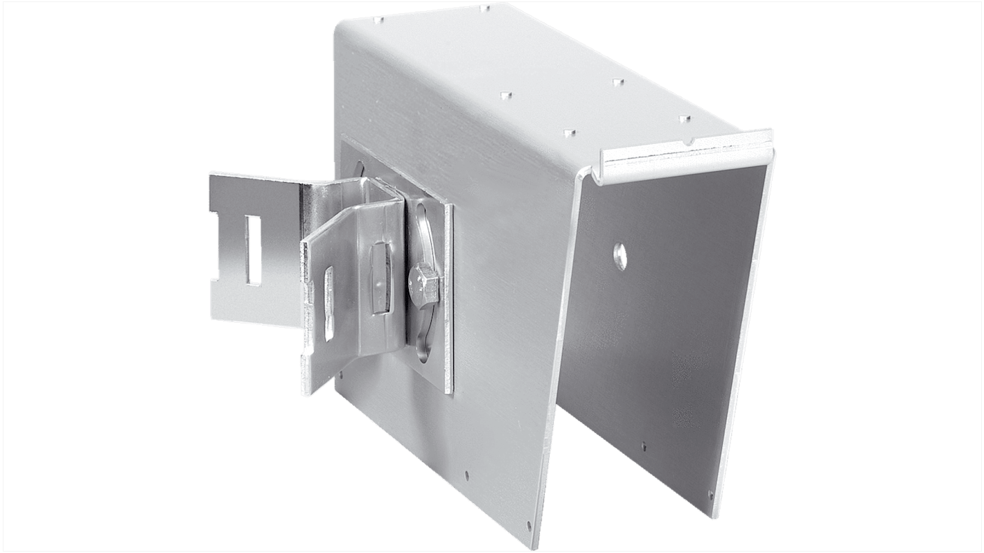 Sick WSG1-01, accessorio di protezione in alluminio anodizzato per moduli W24-2 e W34, completo di ferramenta di montaggio.