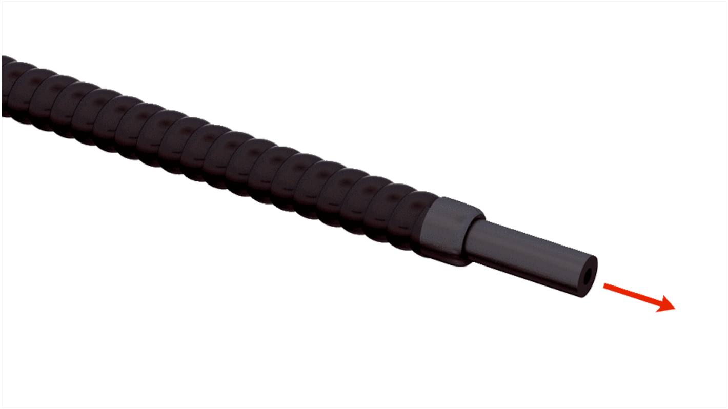 Sensore per fibre ottiche Sick LL3-LM32750, vetro, montaggio su cavo, gamma di rilevamento 580 mm, resistente a sollecitazioni meccaniche.