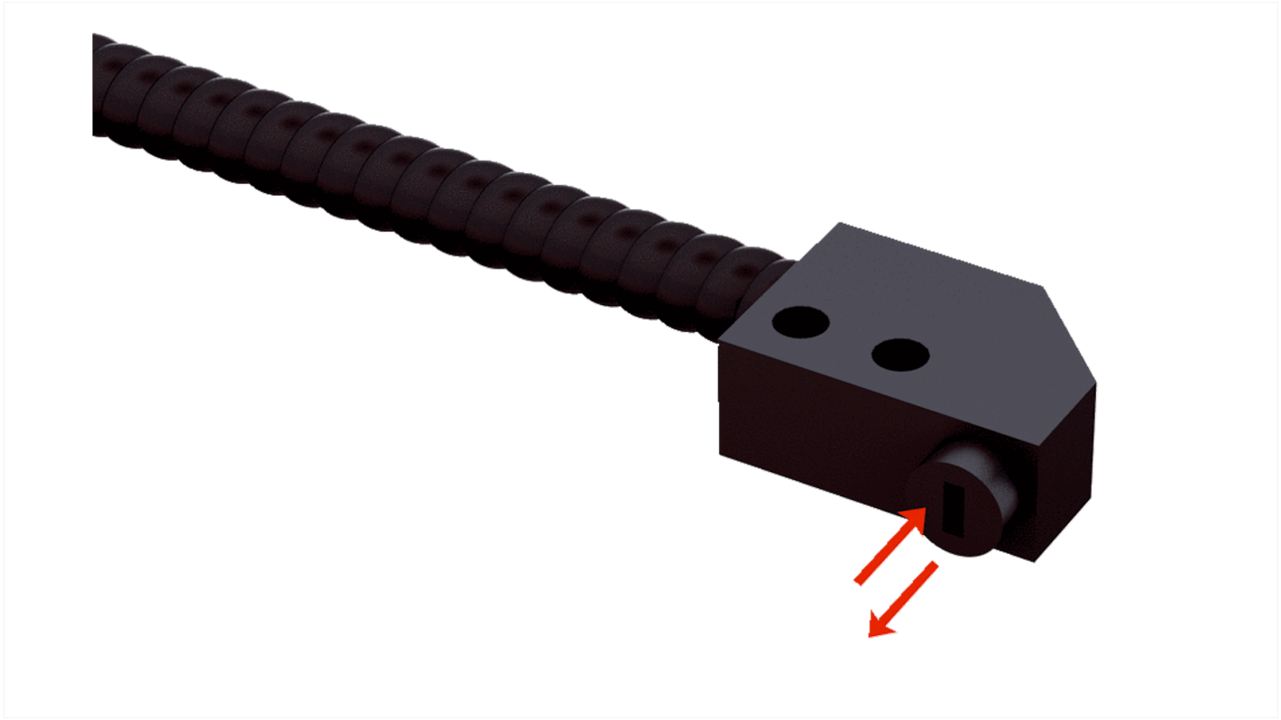 Sensore per fibre ottiche Sick LL3-LM37750, vetro, montaggio su cavo, rilevamento 270 mm, temperatura operativa -10/+60°C.