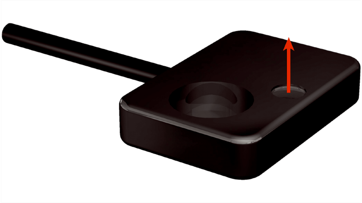 Sensore per fibre ottiche Sick LL3-TE01, montaggio su cavo, rilevamento fino a 1600 mm, custodia in policarbonato.