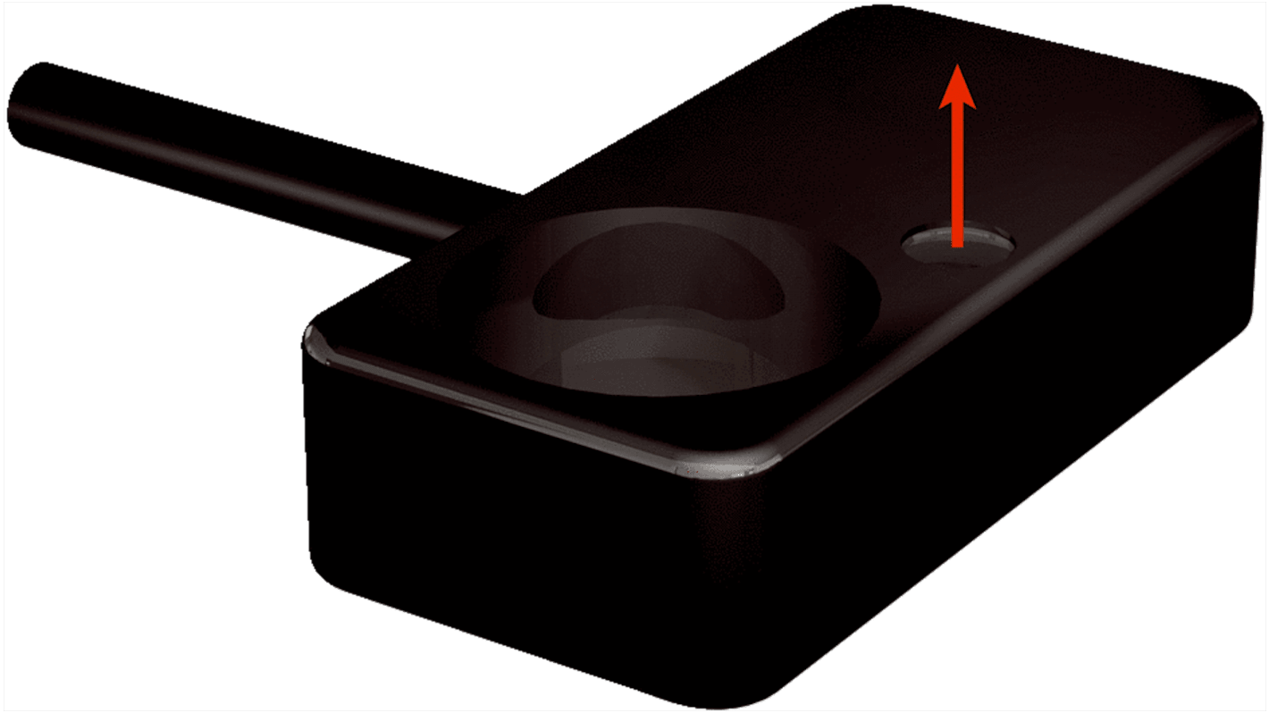 Sensore per fibre ottiche Sick LL3-TE03, rilevamento fino a 3600 mm, montaggio su cavo, temperatura operativa -40°C/+60°C.