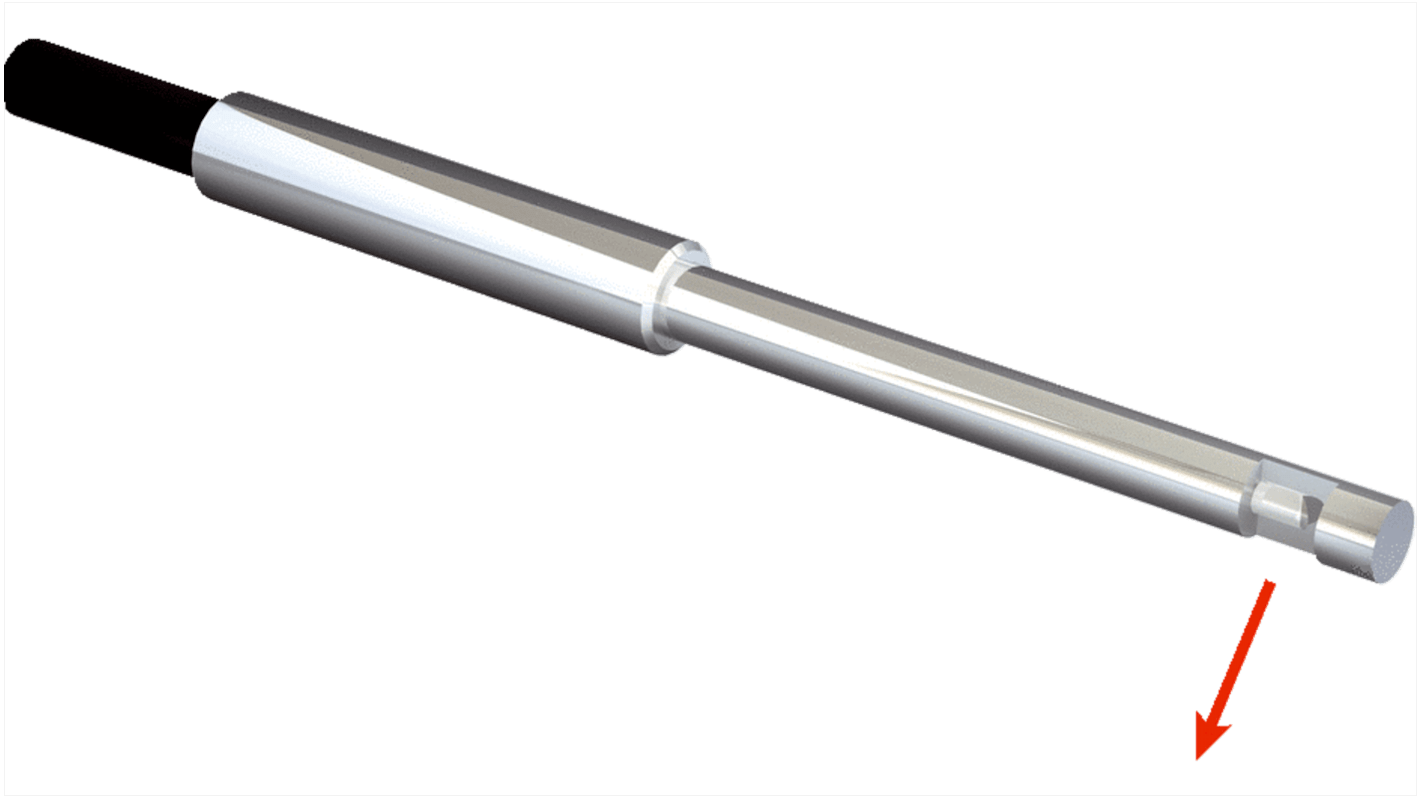 Sensore per fibre ottiche Sick LL3-TV01, montaggio su cavo, rilevamento fino a 3590 mm, custodia in acciaio inox.
