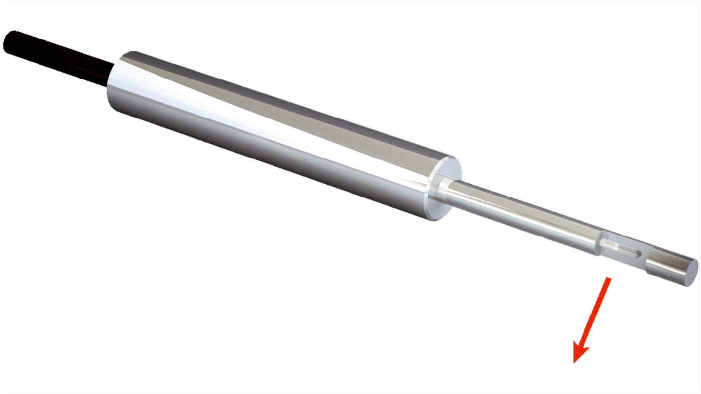 Sensore per fibre ottiche Sick LL3-TV02, rilevamento 800-1070 mm, custodia in acciaio inox, montaggio su cavo.