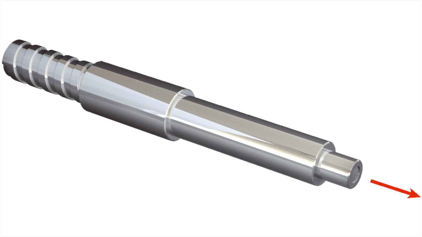 Sensore per fibre ottiche Sick LL3-TW01 in acciaio inox, rilevamento fino a 980 mm, montaggio su cavo, resistente a temperature elevate.