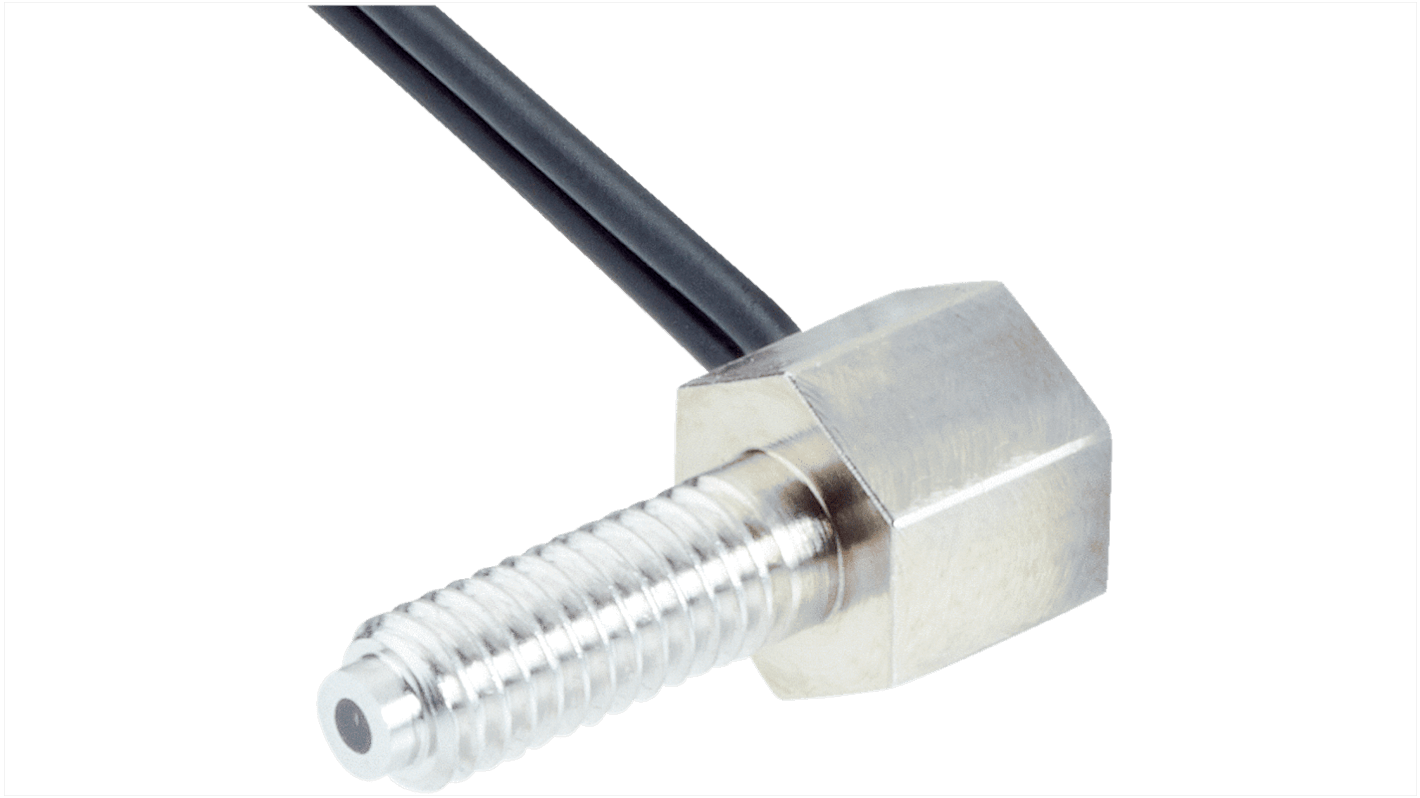 Sensore per fibre ottiche Sick LLTE-R1400111020E3, lunghezza 2 m, gamma di rilevamento 280 mm, custodia in acciaio inox.