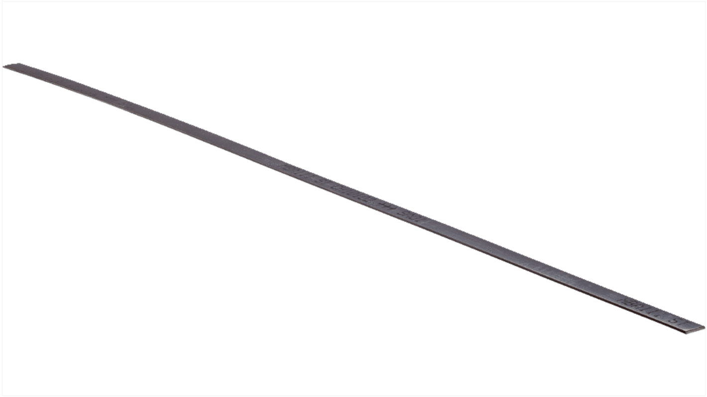 Magnete Sick MVM-1M5-2MC-MKLB per sensori, lunghezza 1,5 metri, larghezza 10 mm, materiale in ferrite dura e acciaio inossidabile.