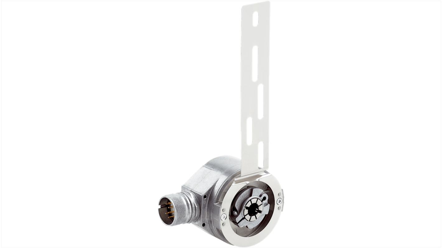 Encoder assoluto Sick SFM60-HNAT2K02 con albero cavo da 1/2 poll, tensione 7-12 V c.c., grado di protezione IP65.