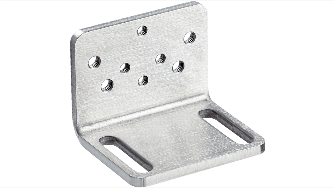 Piastra di montaggio angolare Sick TR110-XMAB per sensori, progettata per un'integrazione semplice nei sistemi esistenti.