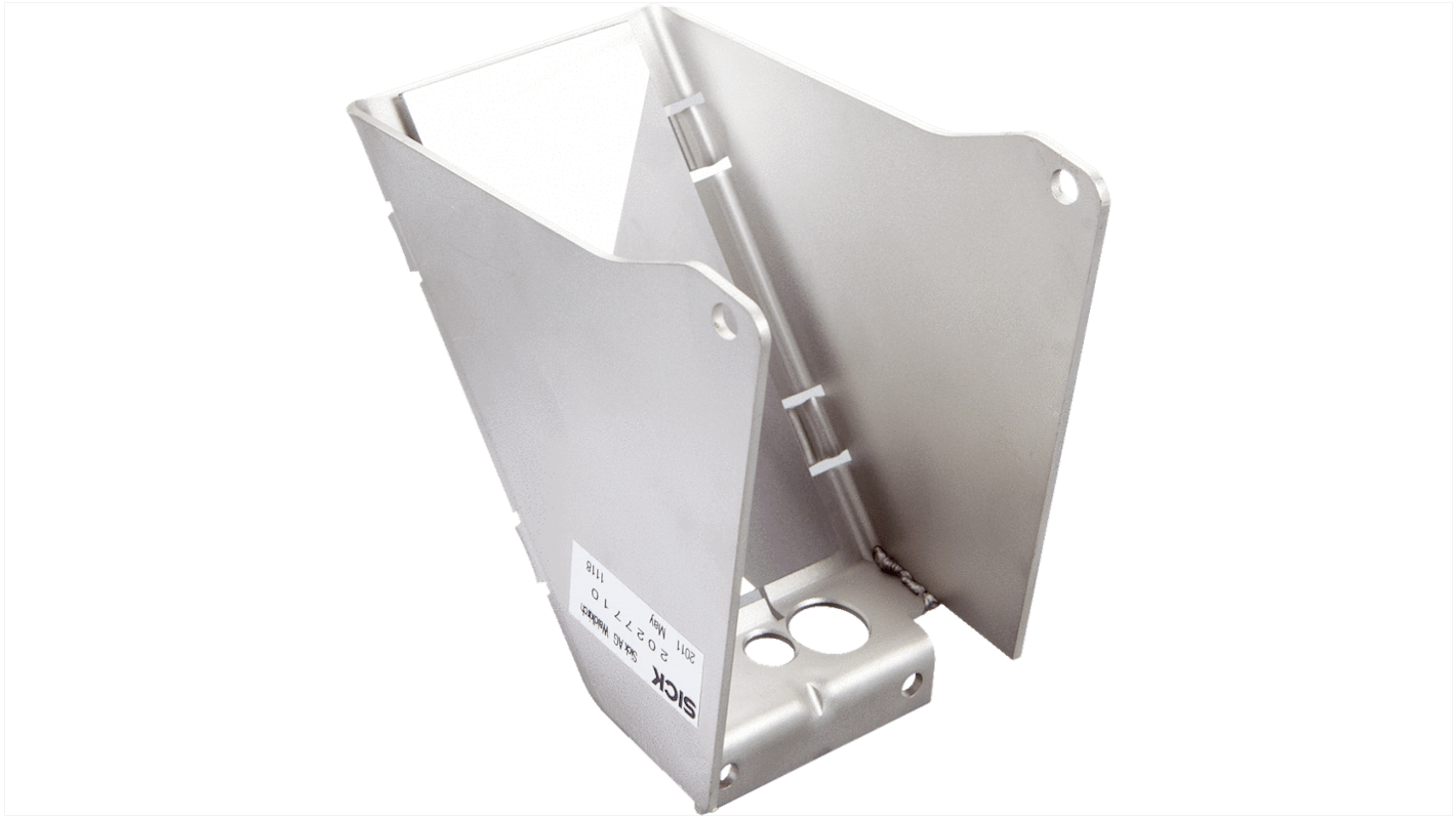 Specchio Sick USP-DME5 in acciaio inox, progettato per deviare luce verso l'alto, montaggio a pannello. Richiede kit di base.