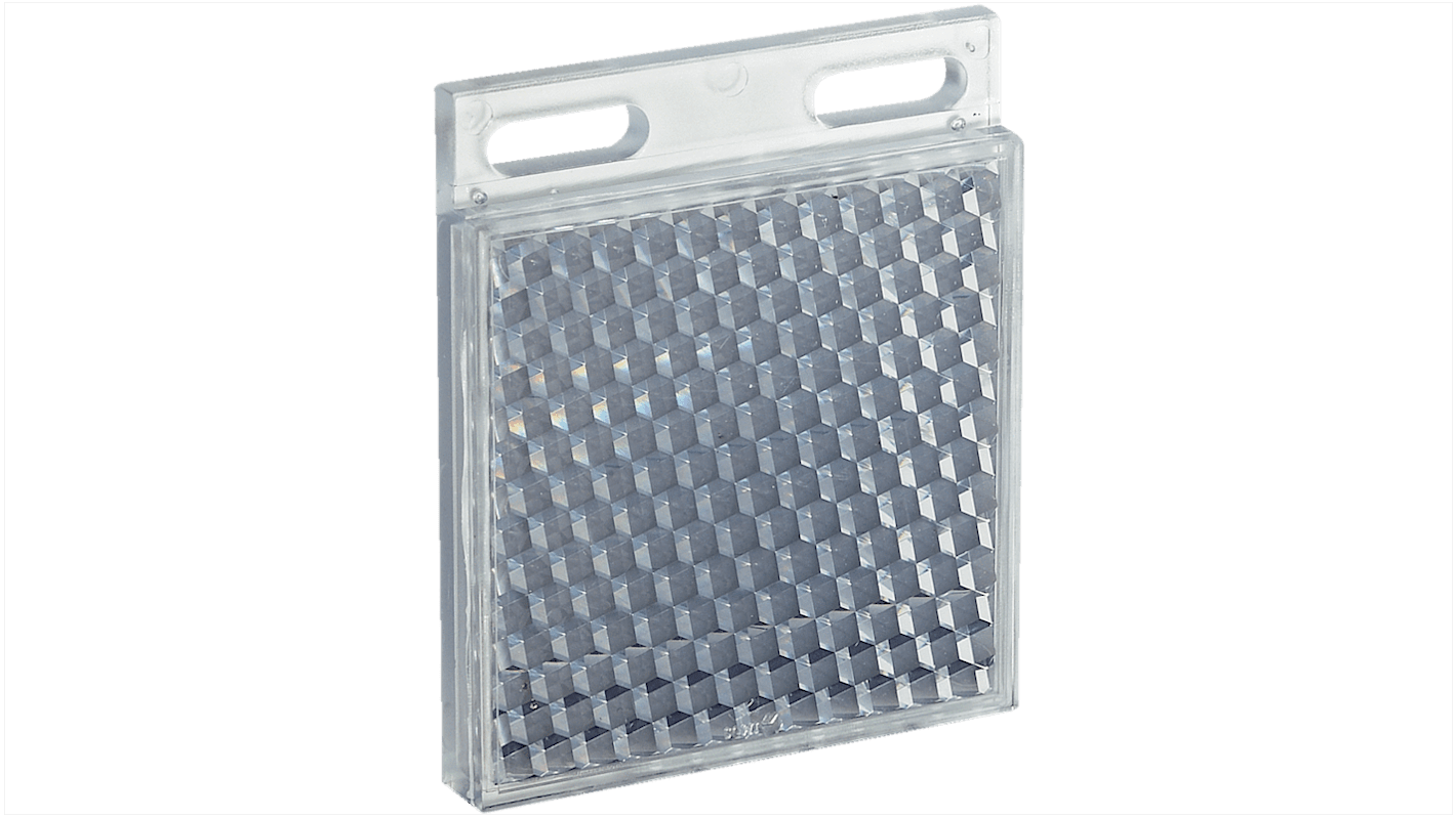 Riflettore Sick P250H per alte temperature, montaggio a vite, operatività da -20 a +110 °C, in materiale termoplastico.