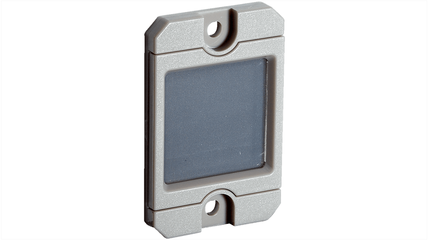 Riflettore microprismatico Sick P41F per sensori laser, montaggio a vite, materiale PMMA/ABS, operatività da -30 a +60 °C.