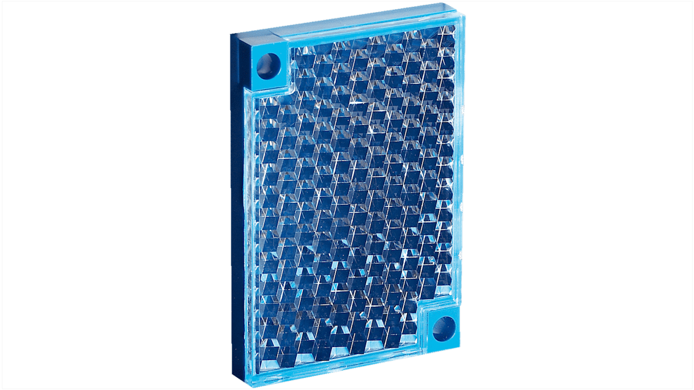 Riflettore Sick PL40A Antifog, progettato per prevenire la condensazione, montaggio a vite, temperatura operativa da -30 a +65 °C.