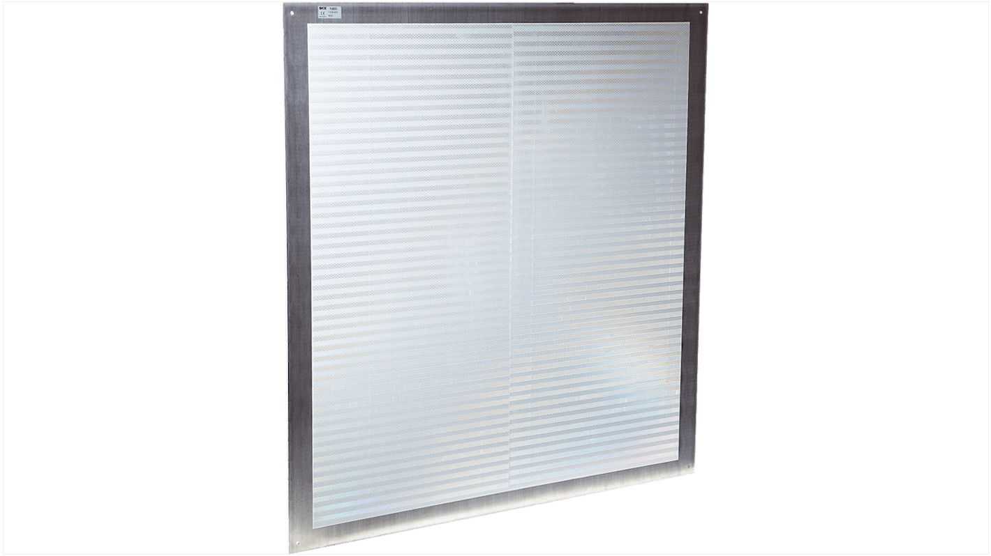 Riflettore Sick PL880DG in alluminio, dimensioni 1000 mm x 1000 mm, montaggio a vite, per applicazioni industriali.