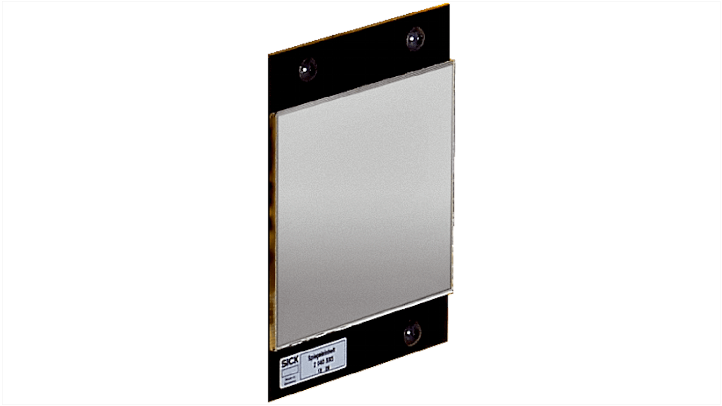 Specchio deflettore Sick PM3S, progettato per applicazioni industriali, facile da installare e compatibile con colonne a specchi singoli.