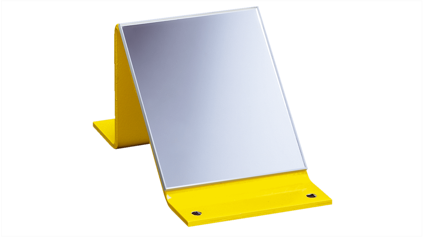 Specchio deflettore Sick PSK45, superficie di 97 mm x 80 mm, deviazione di 90 gradi, materiale vetro, non montabile su colonna.