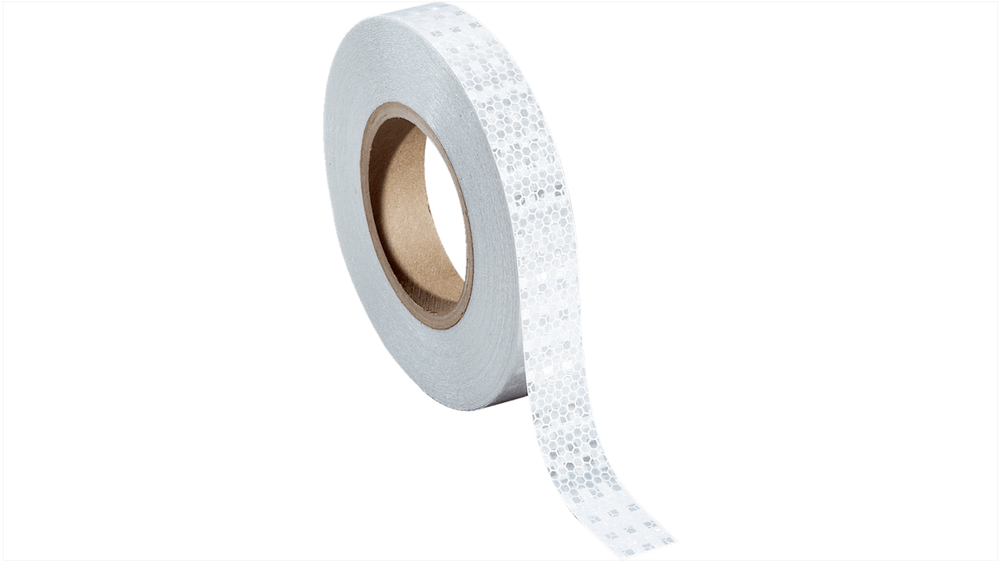 Nastro riflettente autoadesivo Sick REF-PLUS-R25, dimensioni 25 mm x 22,8 m, per applicazioni industriali, temperatura operativa -20°C/+60°C.