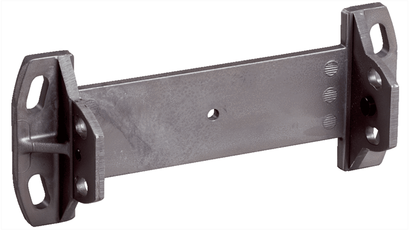 Staffa di montaggio Sick 2015624 in alluminio, per installazione posteriore su parete o macchina, con assi regolabili.