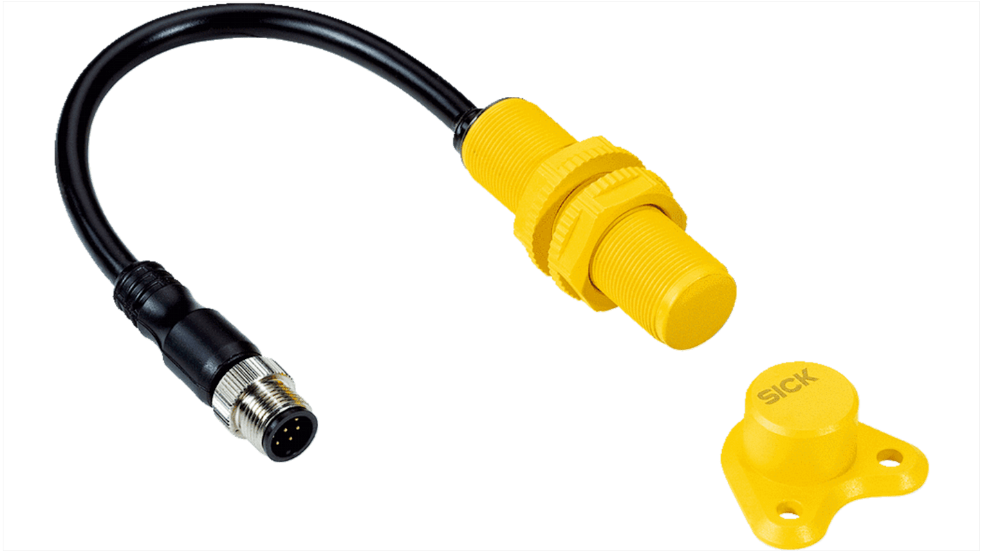 Interruttore di interblocco di sicurezza Sick TR4-SAM02CB, grado di protezione IP67/IP69K, corrente massima 200mA, lunghezza 67.1mm.