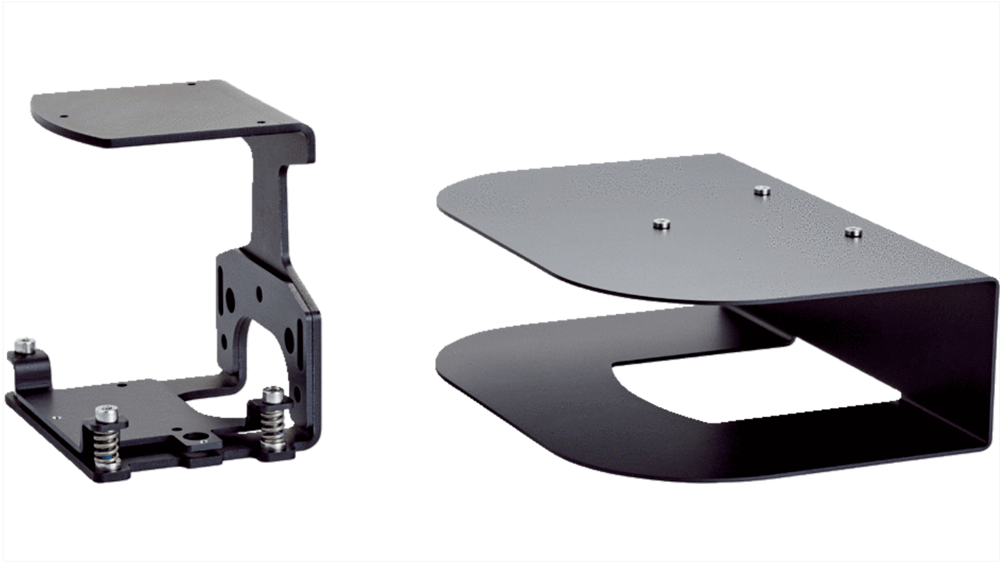 Staffa Sick 2068398 per montaggio di scanner TiM35x, TiM36x, TiM55x, TiM56x, TiM57x, TiM58x, TiM78x, in alluminio anodizzato, con parasole e protezione dalle intemperie.