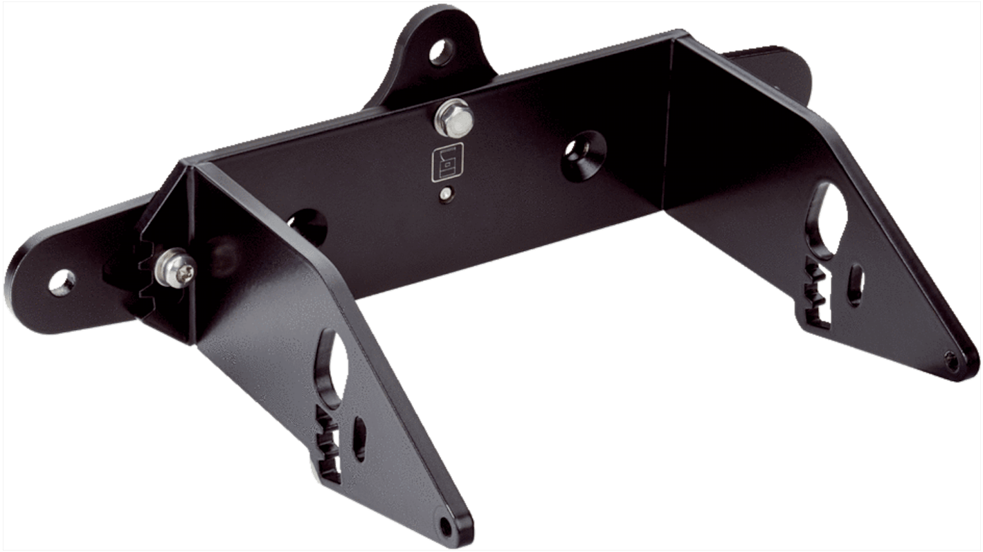 Kit di montaggio Sick 2074184 in acciaio inox V2A, progettato per allineamento in applicazioni industriali. Compatibile con kit 1a e 1b.