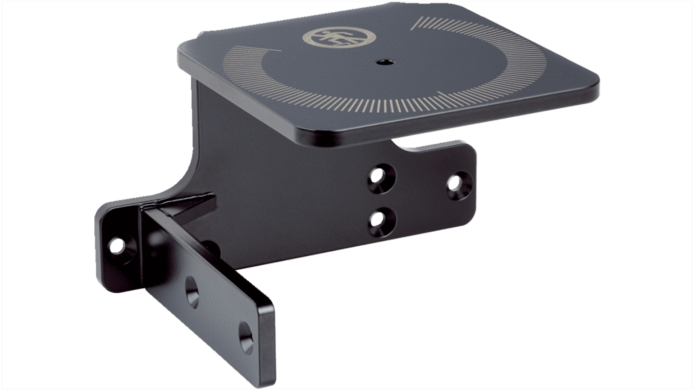 Staffa di montaggio Sick 2111768 con protezione per l'ottica, progettata per applicazioni industriali.