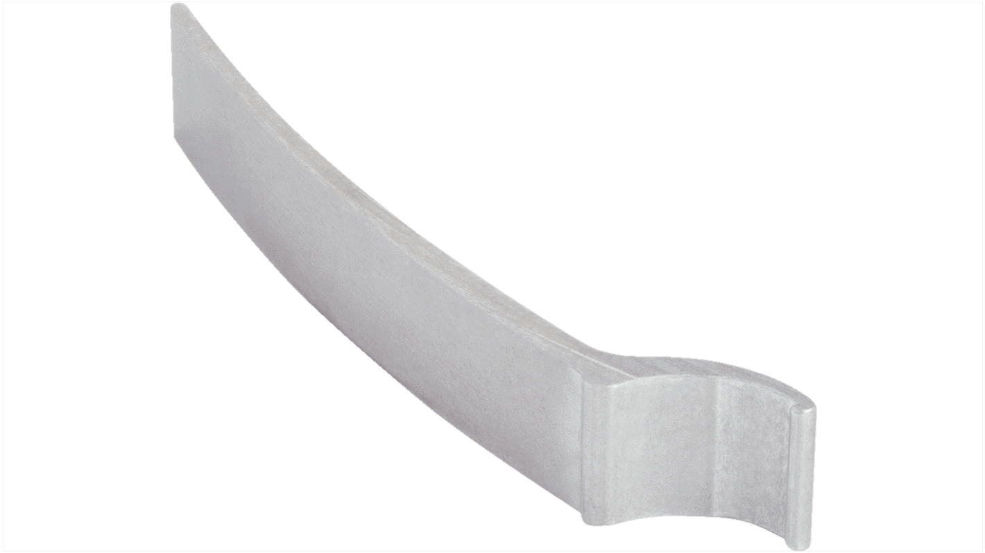 Accessorio di montaggio Sick 4084133 per allineamento sensori deTec e deTem nella staffa FlexFix, progettato per spazi ristretti.