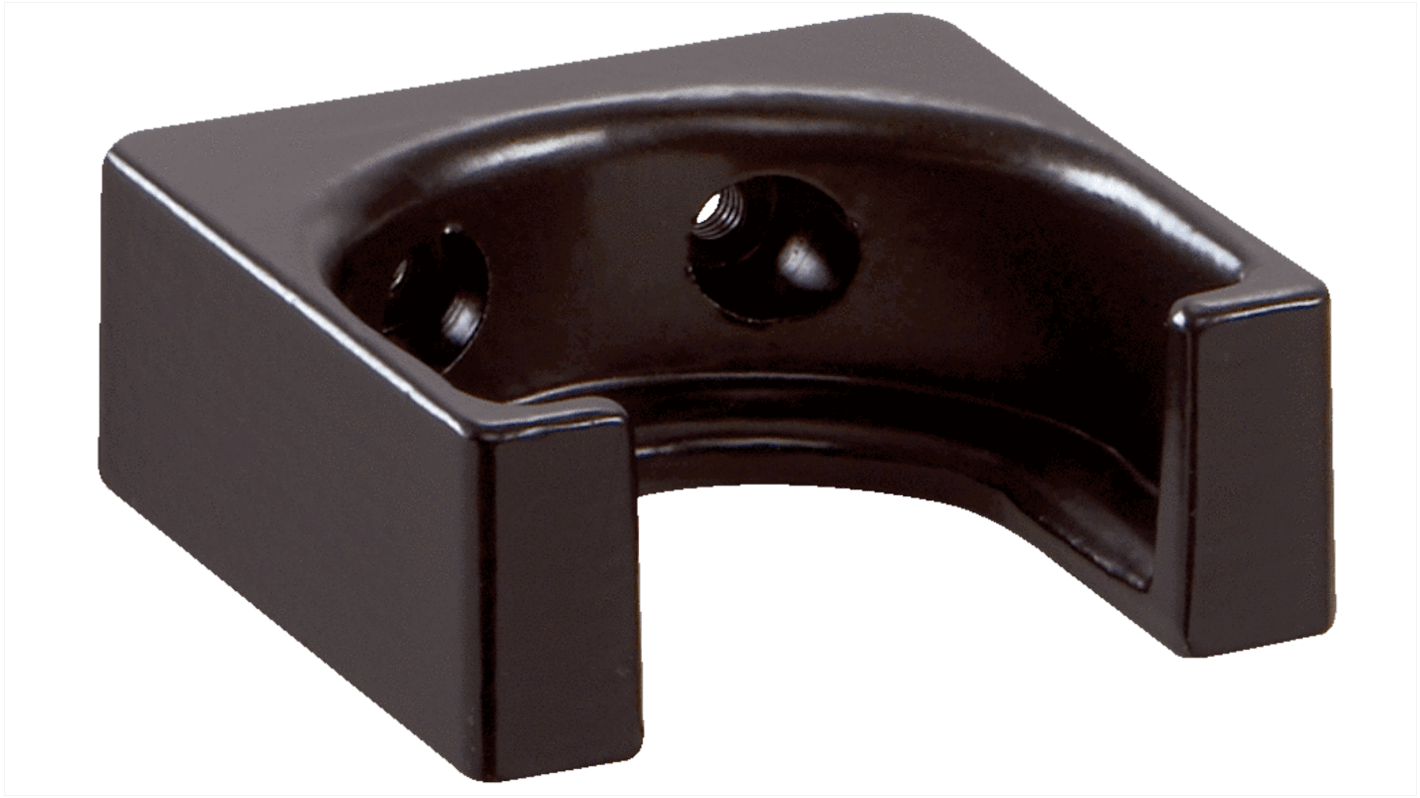 Staffa di allineamento Sick 5308209 per montaggio stabile del terminale E100 in applicazioni industriali.