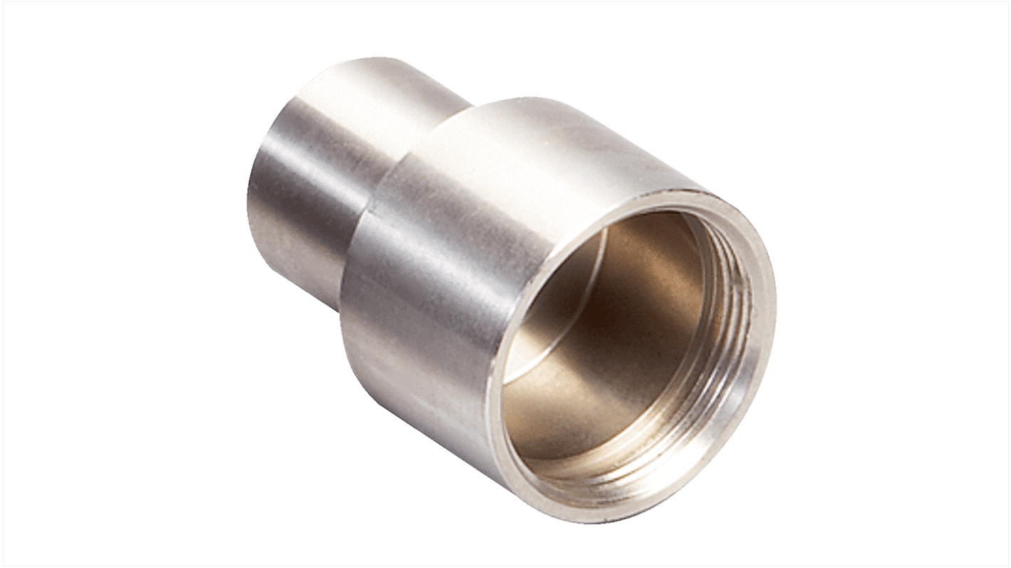 Adattatore Sick 5313533 per sensori M18, progettato per allineare l'unità AR60 con sensori M18 in applicazioni industriali.