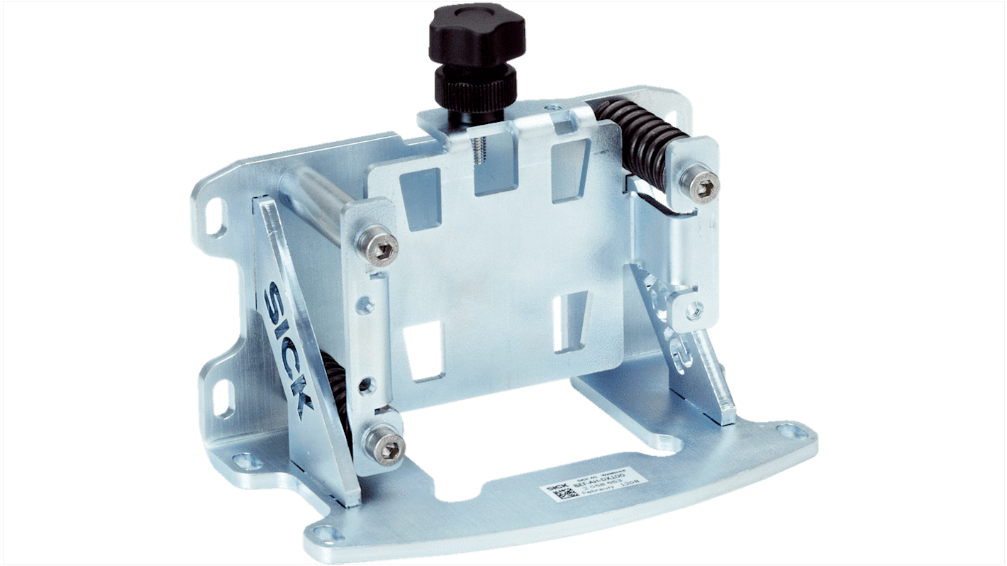 Staffa Sick BEF-AH-DX100 in acciaio zincato per montaggio unità Dx100, include materiale di fissaggio.