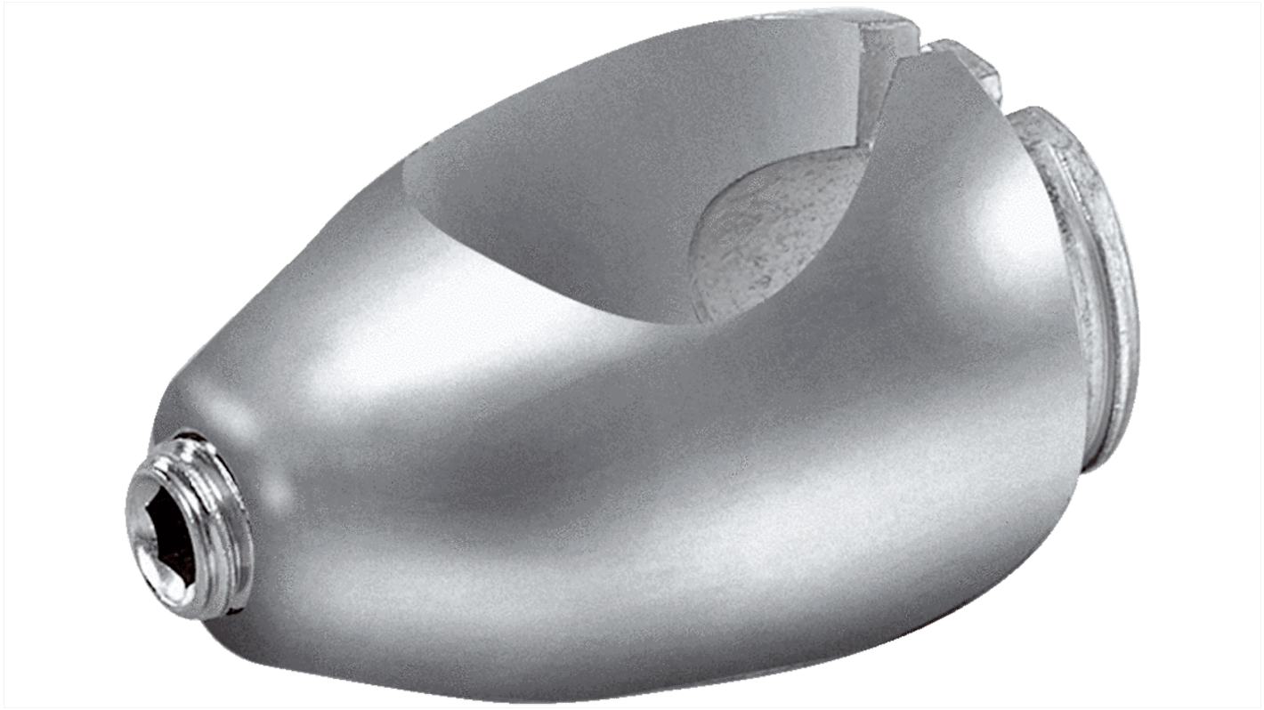 Sistema di morsetti universali Sick BEF-KHS-KH1 in acciaio zincato per montaggio e allineamento di sensori.