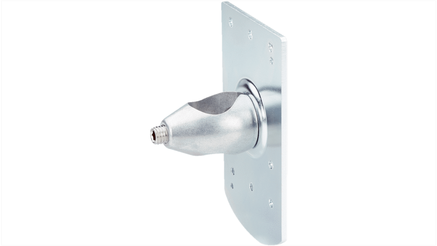 Sick BEF-KHS-N12, sistema di morsetti universali in zinco pressofuso per montaggio di riflettori e sensori compatibili.