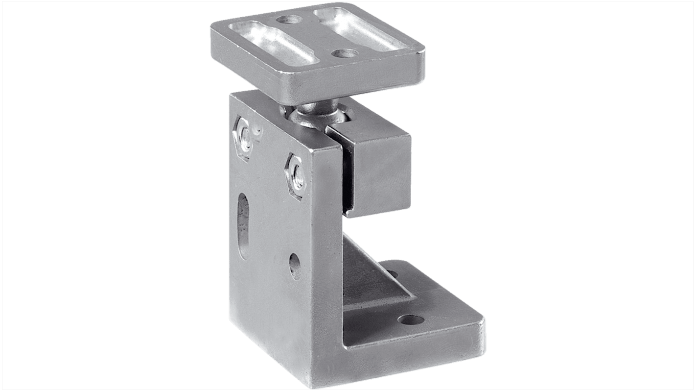 Staffa Sick BEF-KK-W45 in acciaio inox, progettata per montaggio industriale, garantisce robustezza e compatibilità con vari sistemi.