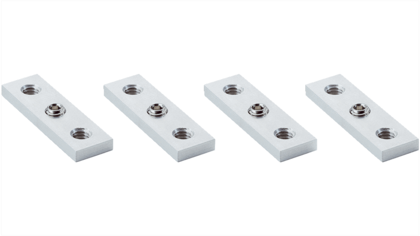 Staffa Sick BEF-NUT-SLG2 per montaggio laterale SLG-2, progettata per un'installazione stabile delle griglie luminose.