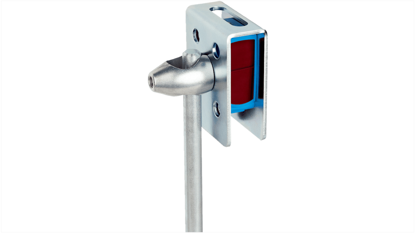 Accessorio di protezione Sick BEF-SG-W16 in zinco pressofuso, progettato per il montaggio delle barre con morsetto universale.