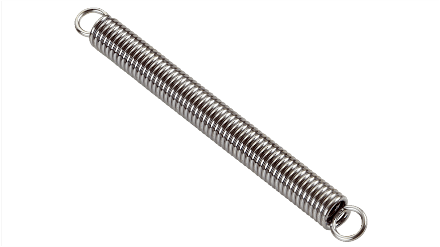 Interruttore a fune Sick iE110-PTS, con molla di tensionamento e diametro di 19 mm, lunghezza 210 mm, per applicazioni industriali.