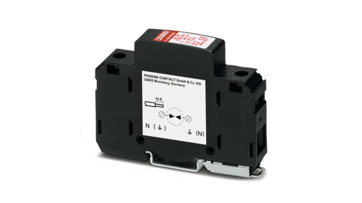 Scaricatore di sovratensione Phoenix Contact 2801635, Tipo 1+2, montaggio su guida DIN, protezione 4kV, corrente 80A.