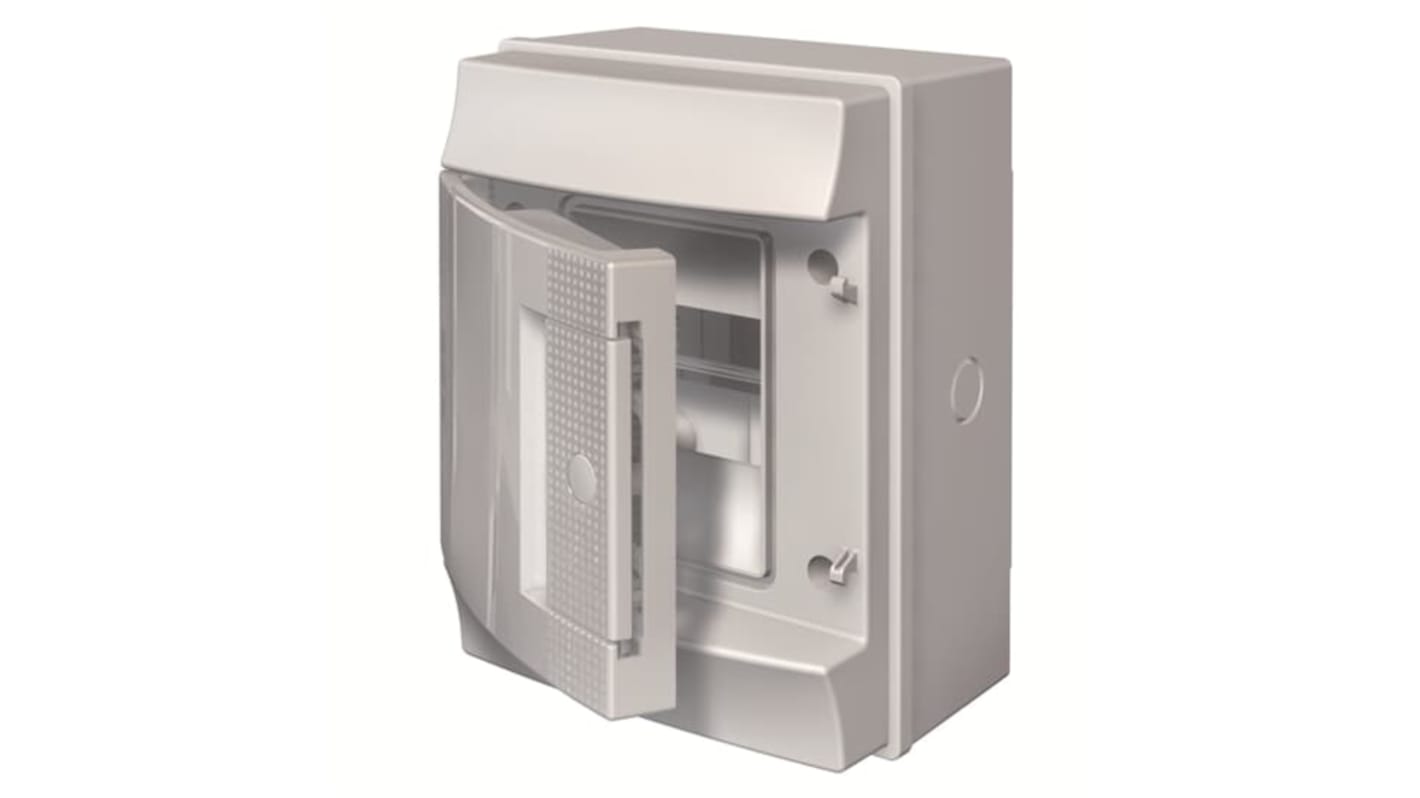 Unità per utenze civili ABB, montaggio in superficie, grado di protezione IP65, dimensioni 202x152x117 mm.