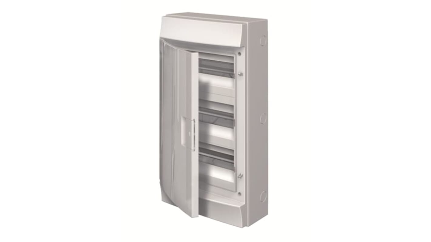 Unità per utenze civili ABB, grado di protezione IP65, montaggio in superficie, dimensioni 600x320x155 mm.