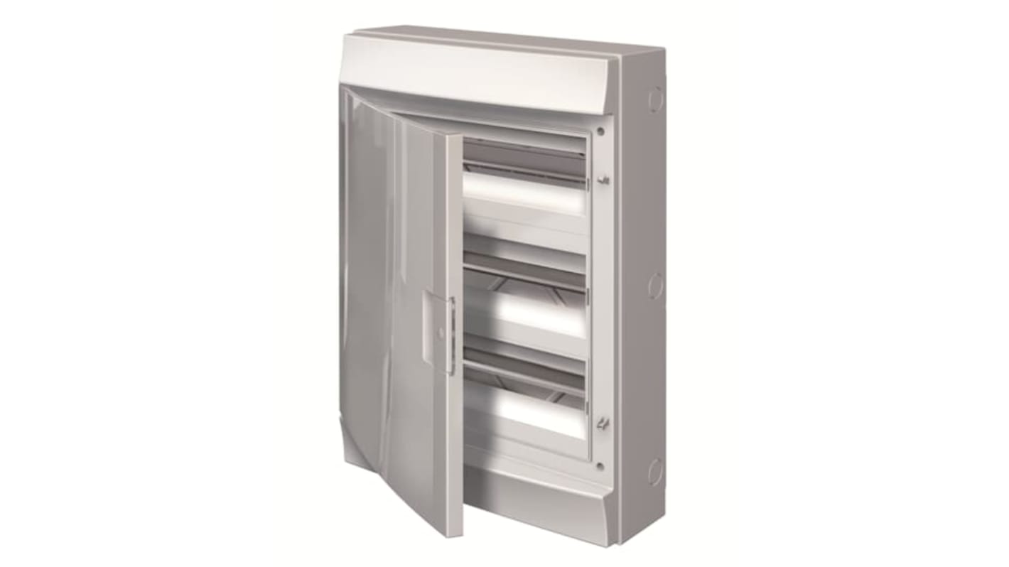 Unità per utenze civili ABB, grado di protezione IP65, montaggio in superficie, dimensioni 600x430x155 mm.
