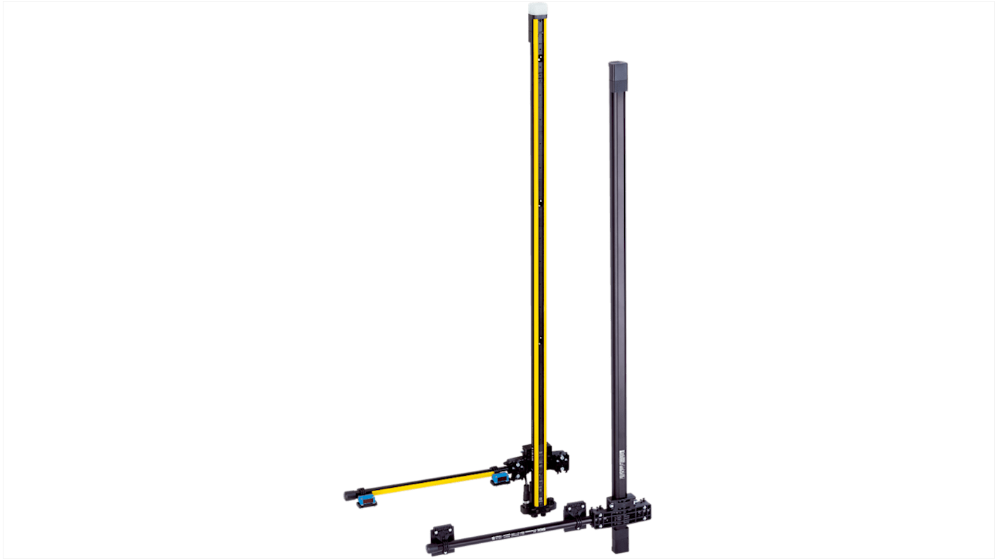 Scanner laser di sicurezza Sick 1108692, serie 110, rilevamento fino a 3.2m, 4 fasci, tensione 24 V c.c., compatto e configurabile senza software.