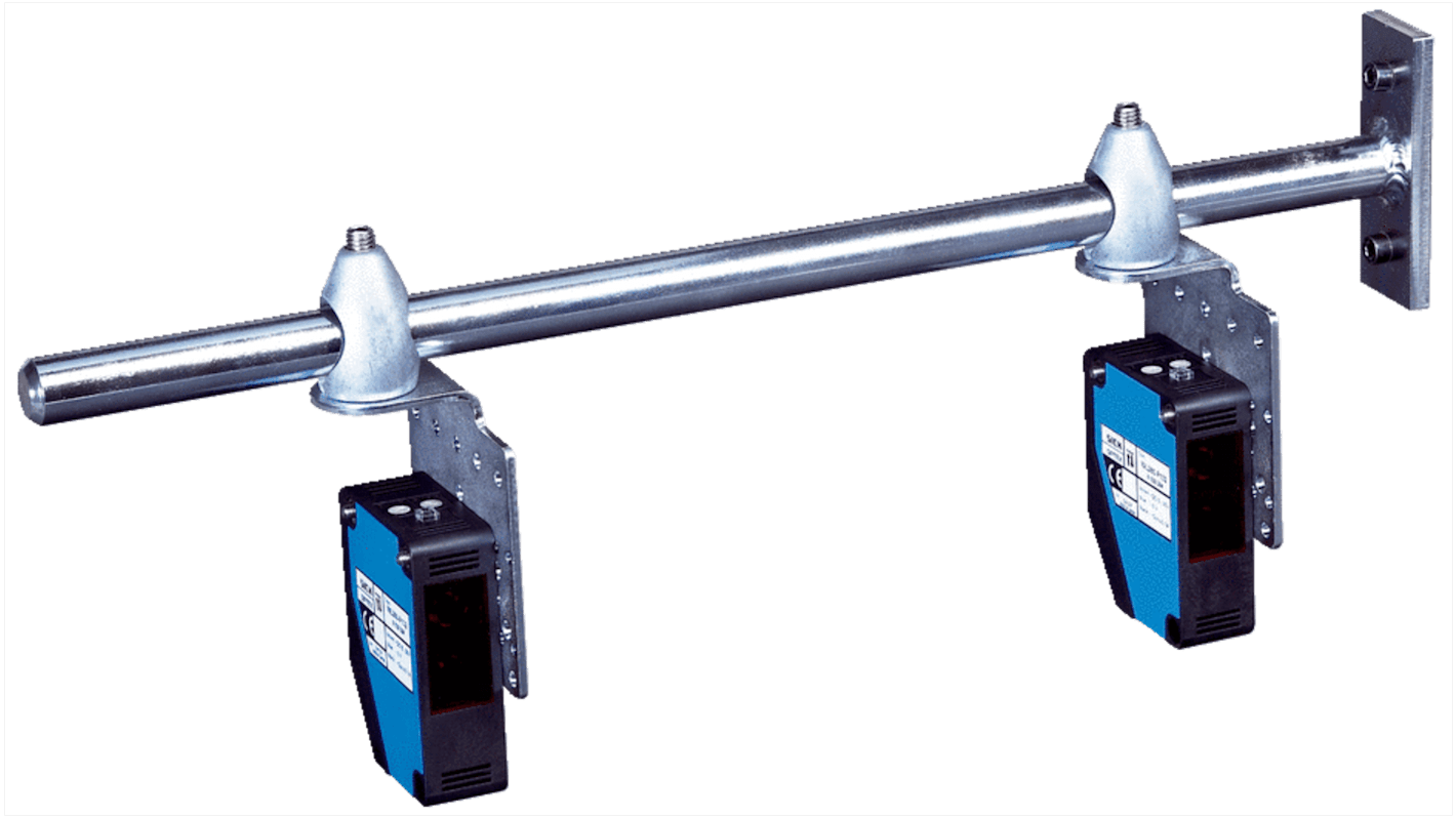 Attuatore di muting Sick 2045730, braccio in acciaio da 400 mm, compatibile con sensori M4000, montaggio a pannello.