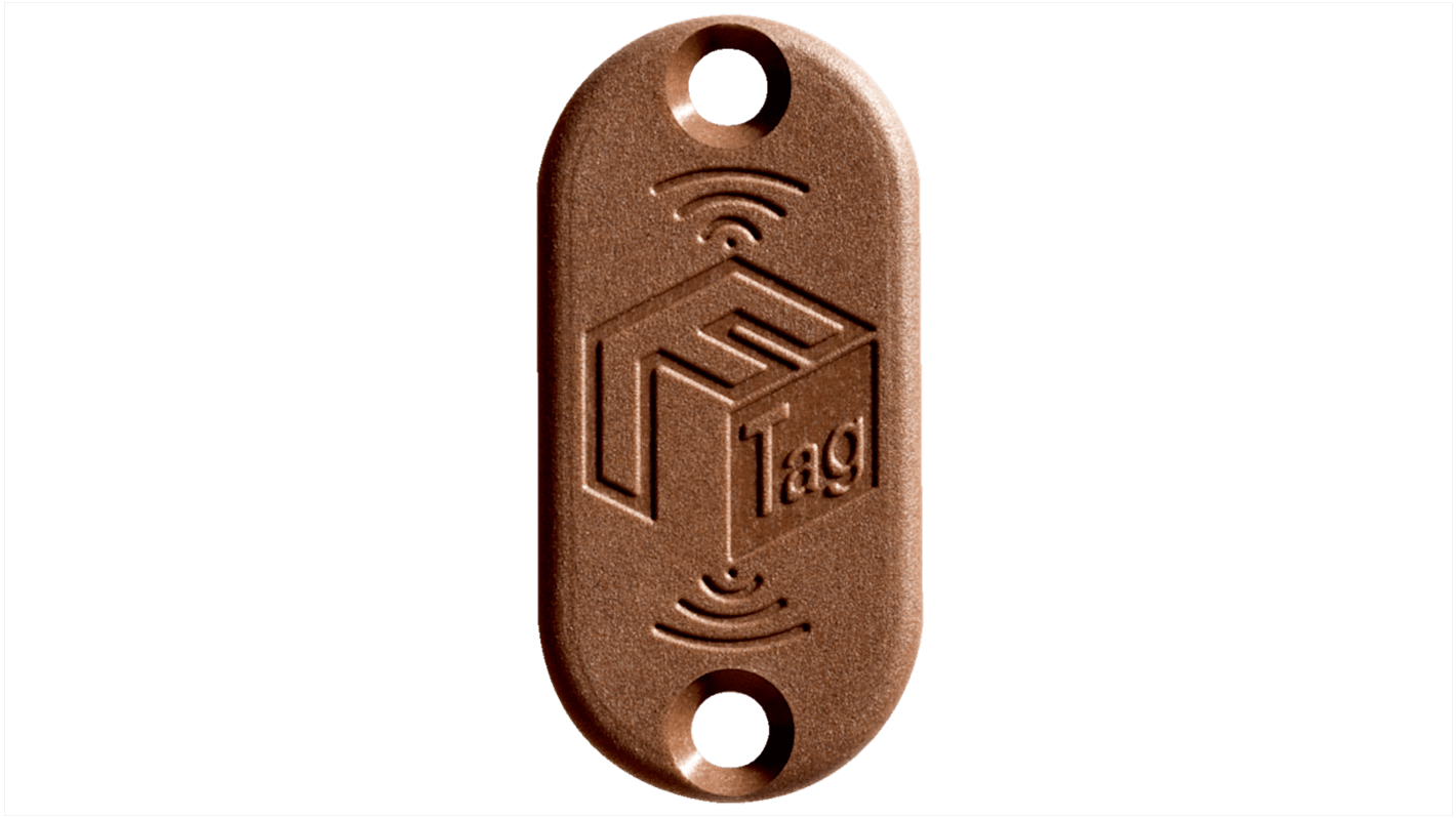 Transponder rettangolare on-metal Sick 6039051, dimensioni 12,5 x 25 mm, operante tra -25 e 130 gradi Celsius, protocollo RFID.