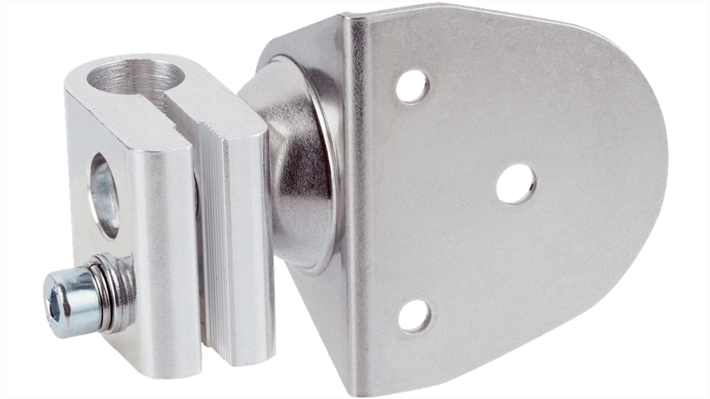 Sick BEF-KHS-IS12R01, sistema di morsetti universali in alluminio e acciaio inox per riflettori P250 e C42-2, montaggio su aste da 12 mm.